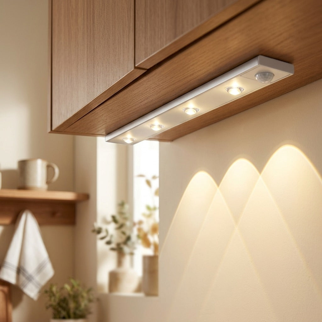 Catwink™ Cat Eye Motion Sensor Light Strip, styled close view