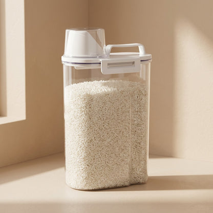 Cleartide™ Sealed PET Rice Storage Container