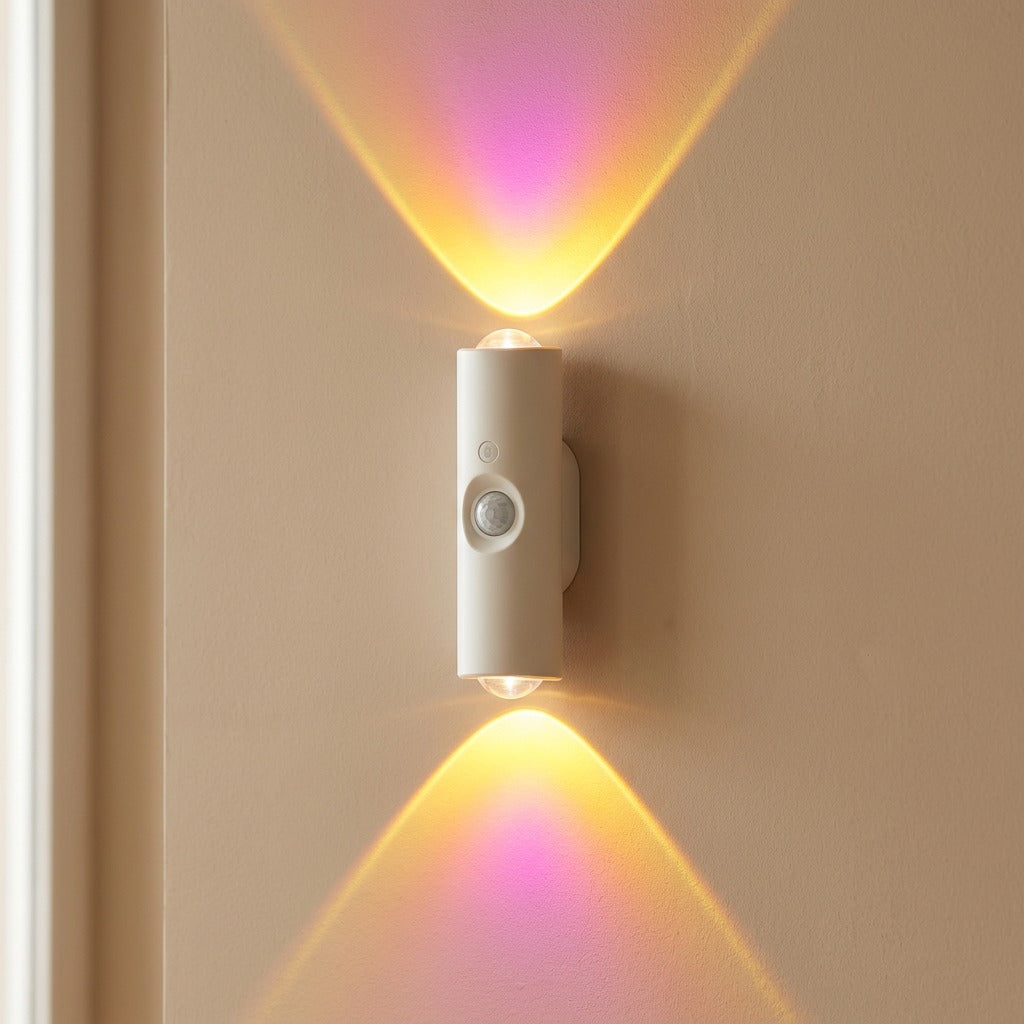 Cateyeglow™ Human Body Sensor Cat Eye Wall Night Light, material and detail close-up