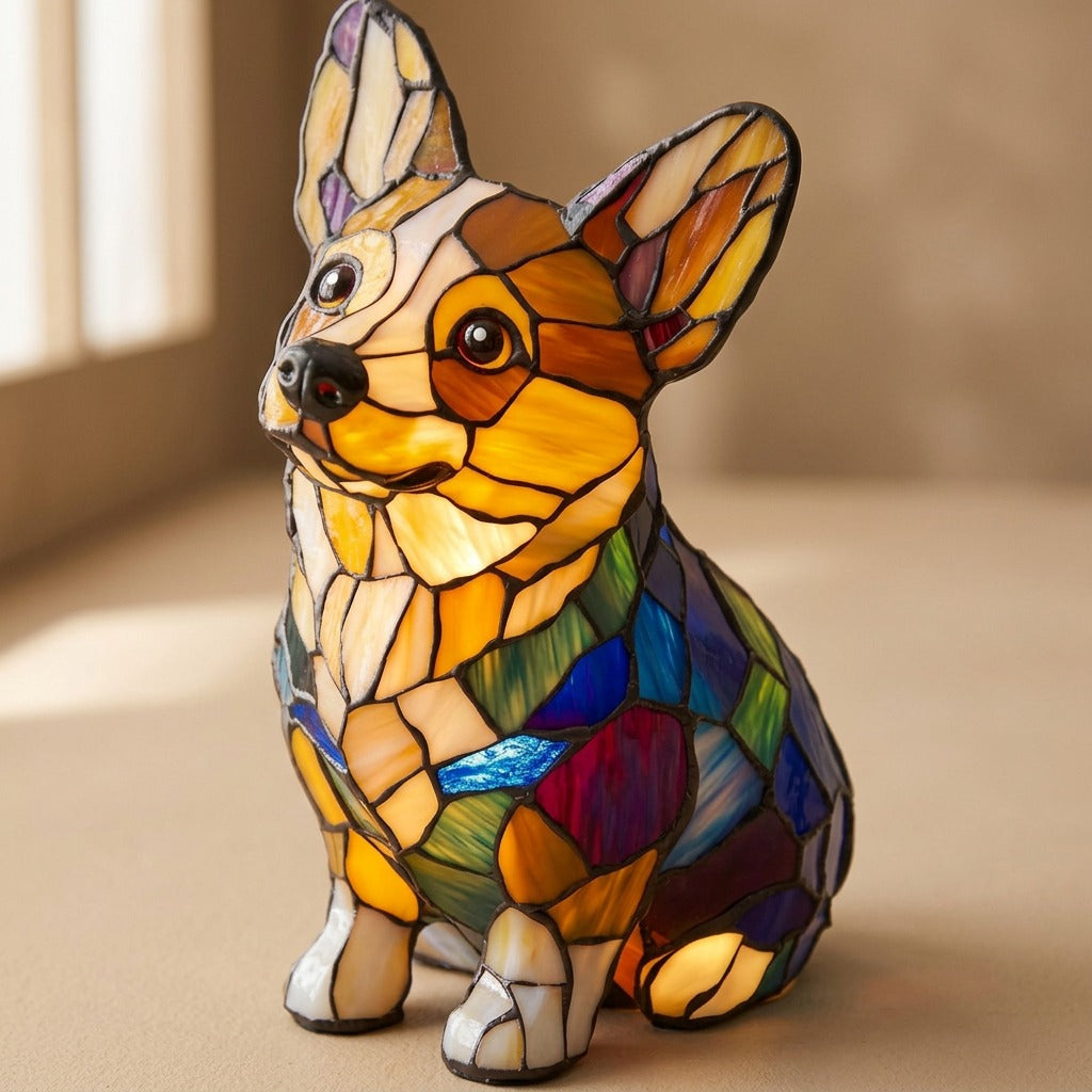 Glowfauna™ Resin Animal Decorative Night Light, material and detail close-up