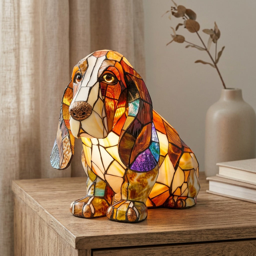 Glowfauna™ Resin Animal Decorative Night Light, styled close view