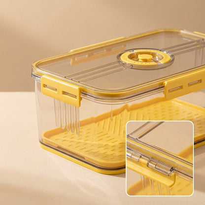 Freskeep™ PET Refrigerator Storage Box, material and detail close-up