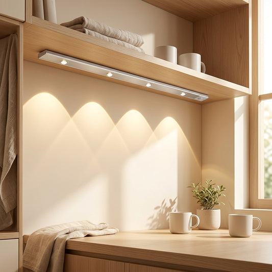 Furlume™ Cat Eye Sensor Light Strip in a calm home setting