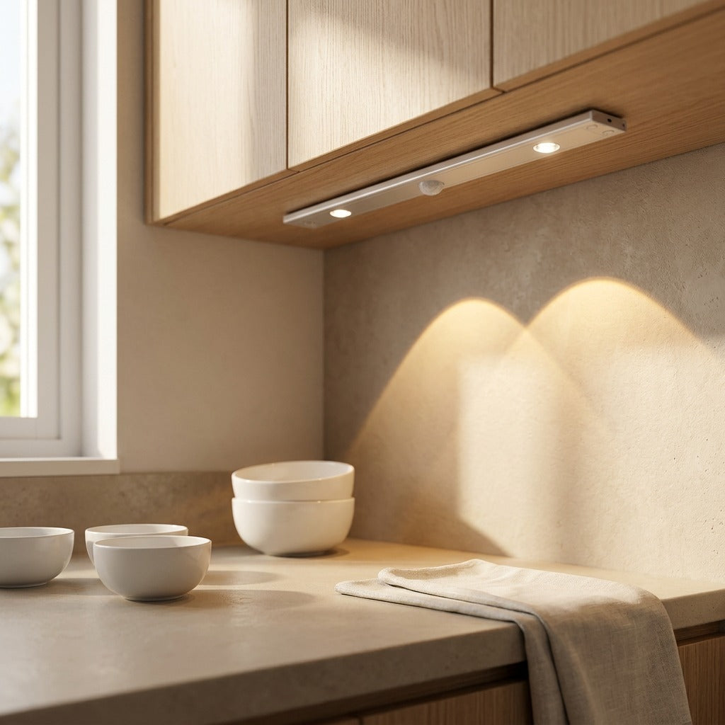 Furlume™ Cat Eye Sensor Light Strip, styled close view