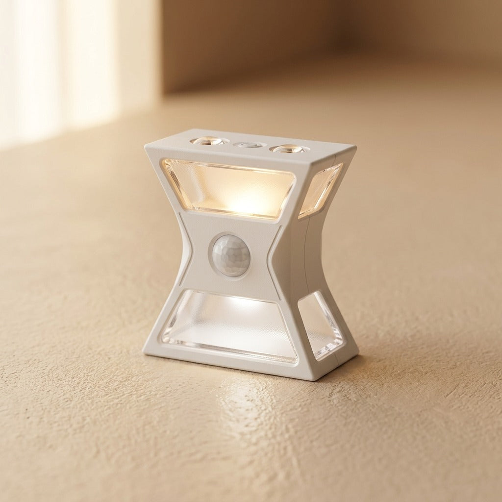 Glowdrift™ Motion Sensor Night Light, material and detail close-up