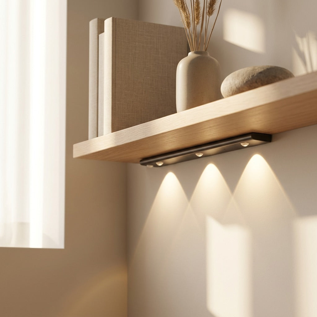 Nightlumen™ Human Body Sensing Cat-Eye Night Light, styled close view