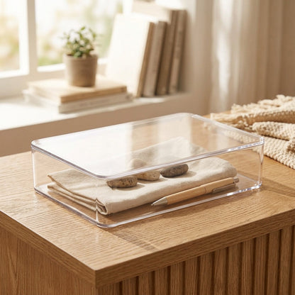 Keepset™ PET Desktop Storage Box, styled close view