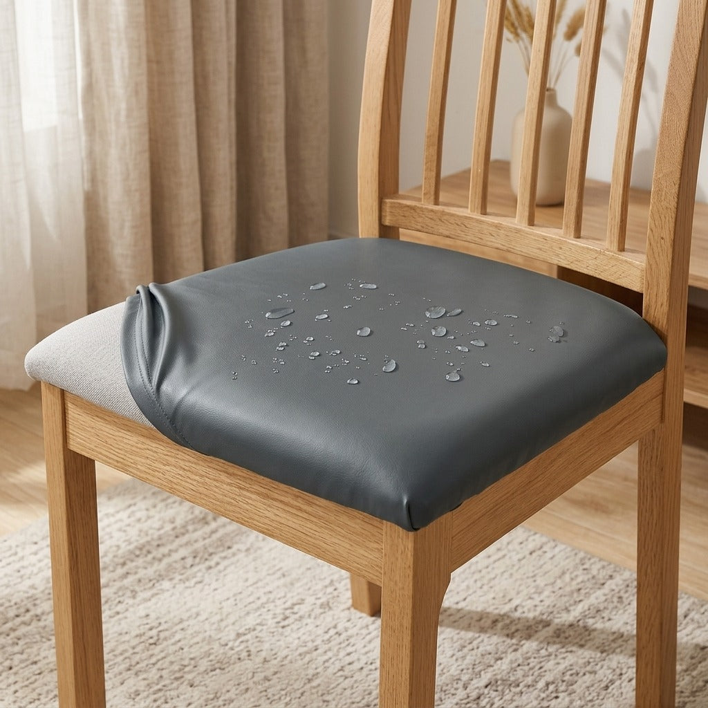 Leathcove™ Waterproof PU Leather Seat Cover, styled close view