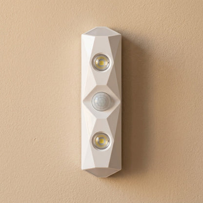 Nookglint™ Double-Headed Cat-Eye Motion Sensor Wall Light, material and detail close-up