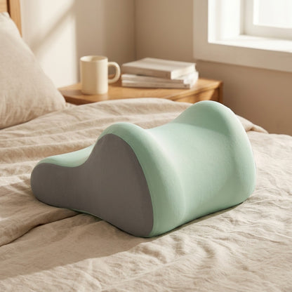 Faceloft™ Face-Down Sleeping Pillow with Memory Foam, styled close view
