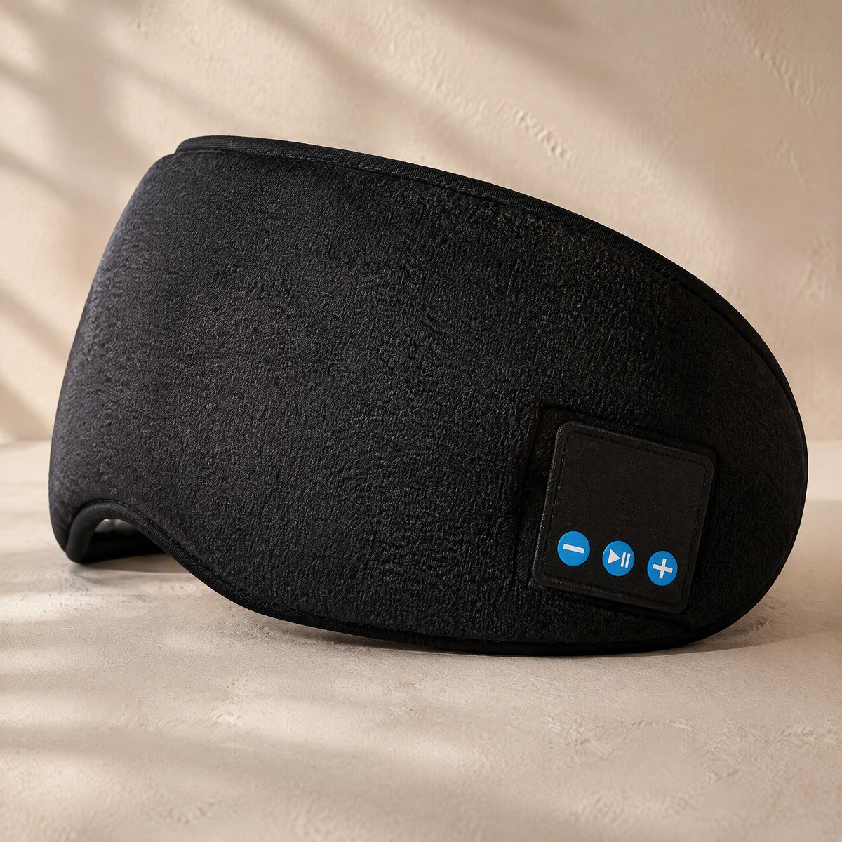 Bandwave™ Bluetooth Sports Headband Eye Mask, material and detail close-up