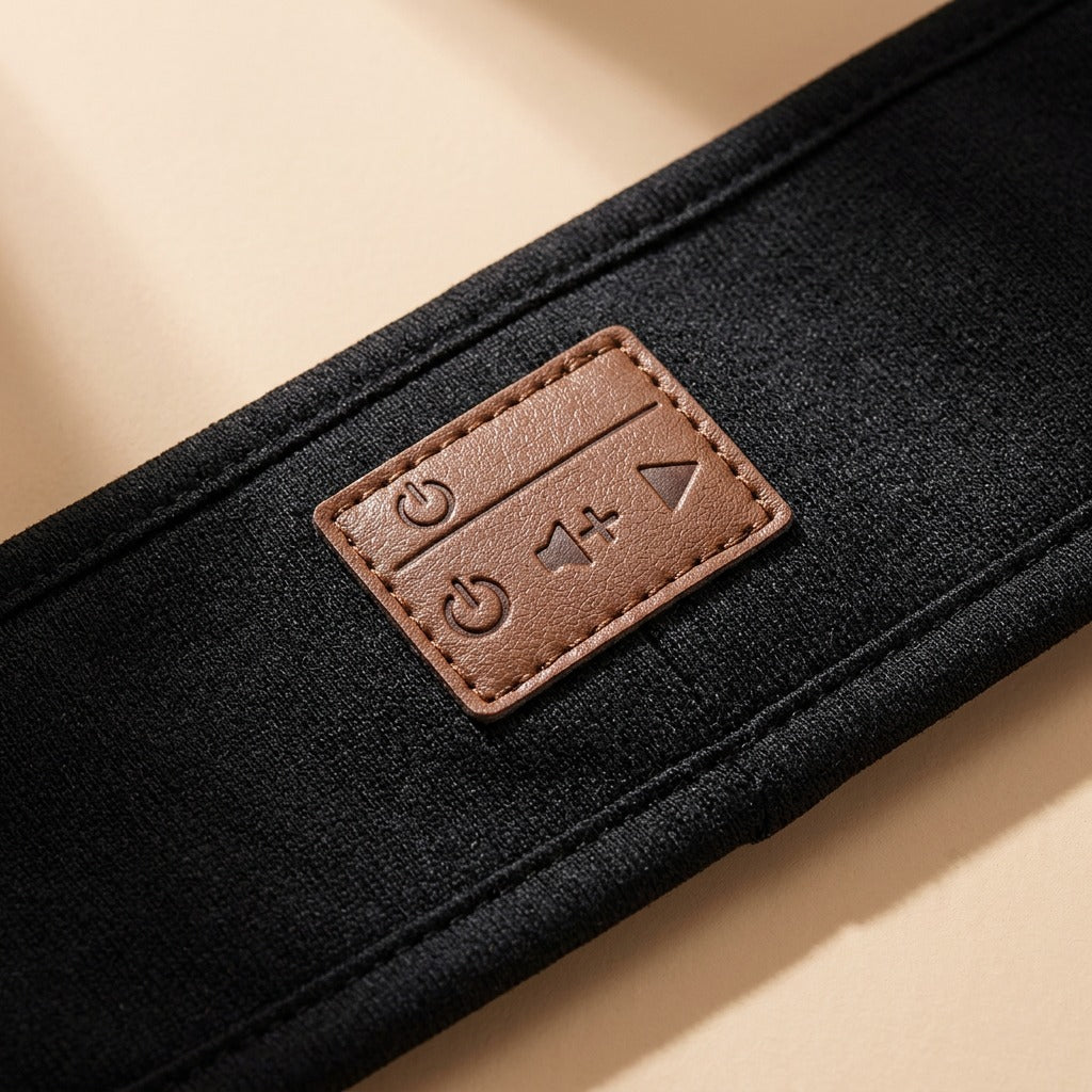 Duskwave™ Bluetooth Sleep Headphones Headband, material and detail close-up