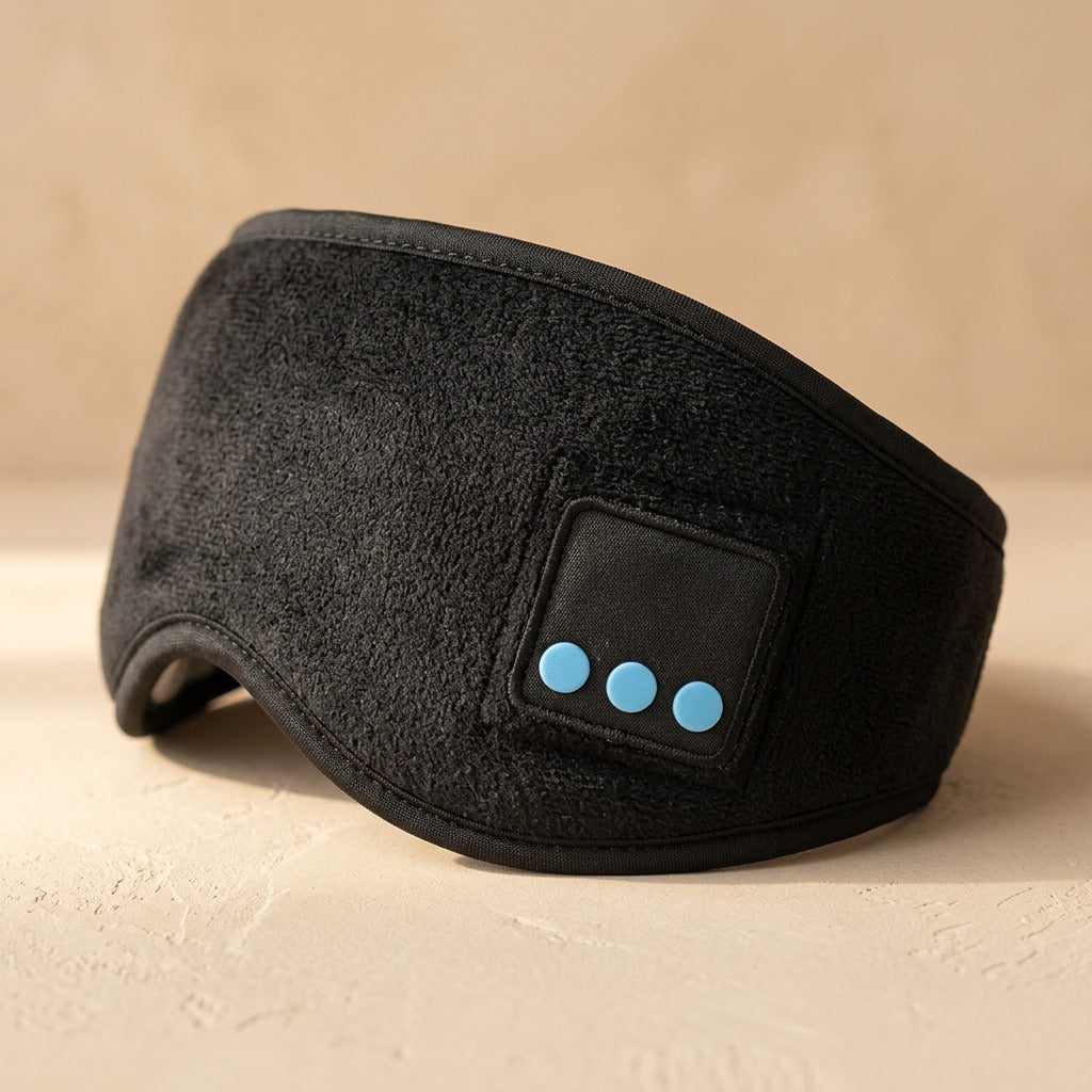 Shadeband™ Sports Headband Eye Mask, material and detail close-up