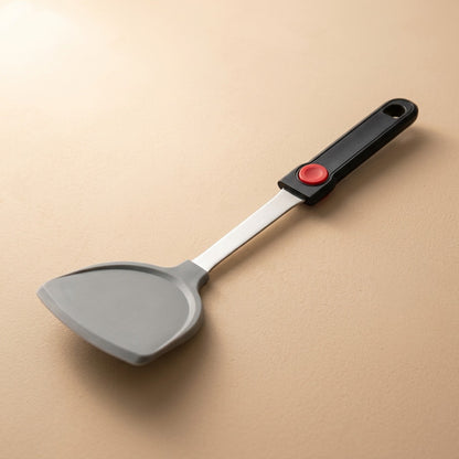 Siliswipe™ 36cm Silicone Kitchen Spatula, material and detail close-up
