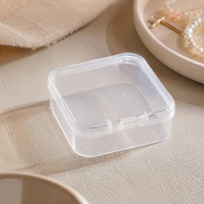 Beadstow™ Transparent Square Bead Storage Box, styled close view