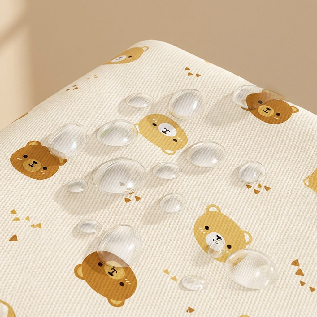 Bearstow™ Non-Woven Quilt Storage Bag, material and detail close-up