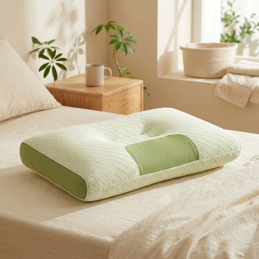 Bramblo™ Bamboo Charcoal Neck Pillow Core in a calm home setting