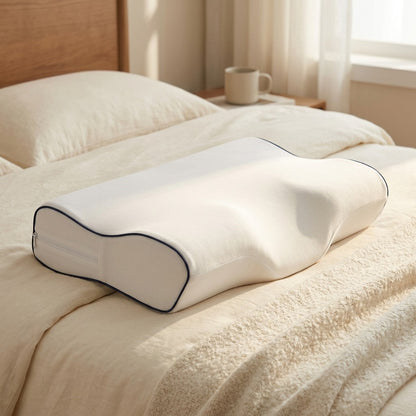 Cloudfoam™ Memory Foam Neck Pillow, styled close view