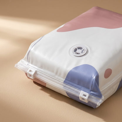 Spacefold™ Pump-Free Compression Storage Bag for Quilts and Clothes, material and detail close-up