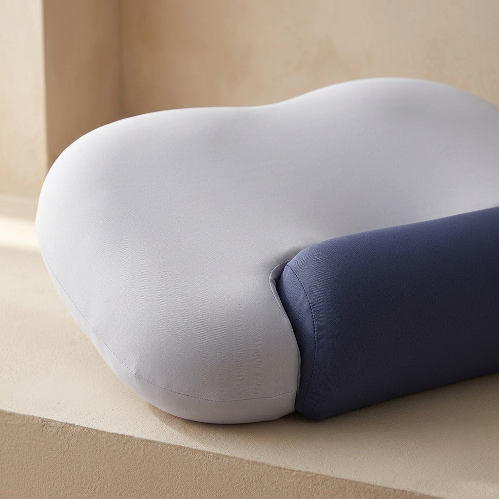 Cradlush™ Memory Foam Neck Pillow, material and detail close-up