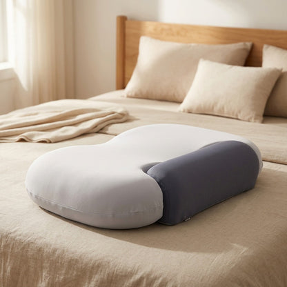 Cradlush™ Memory Foam Neck Pillow, styled close view