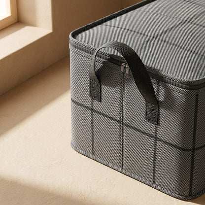 Foldwomb™ Large Window Quilt Storage Bag, material and detail close-up