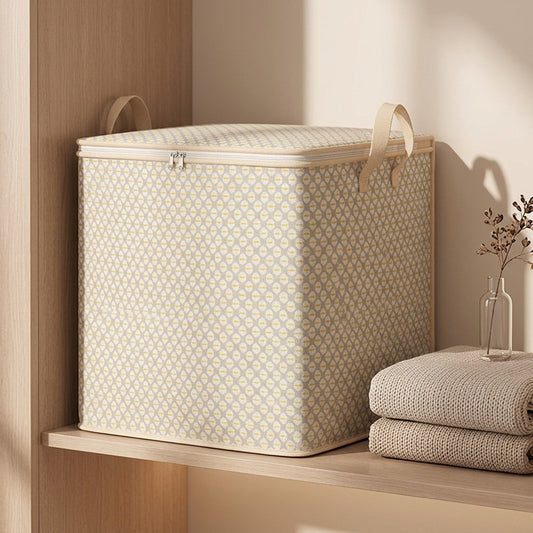 Jumbostow™ Jumbo Non-Woven Storage Bag for Clothes, styled close view