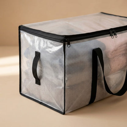 Packfold™ Transparent P.P. Moving Bag, material and detail close-up