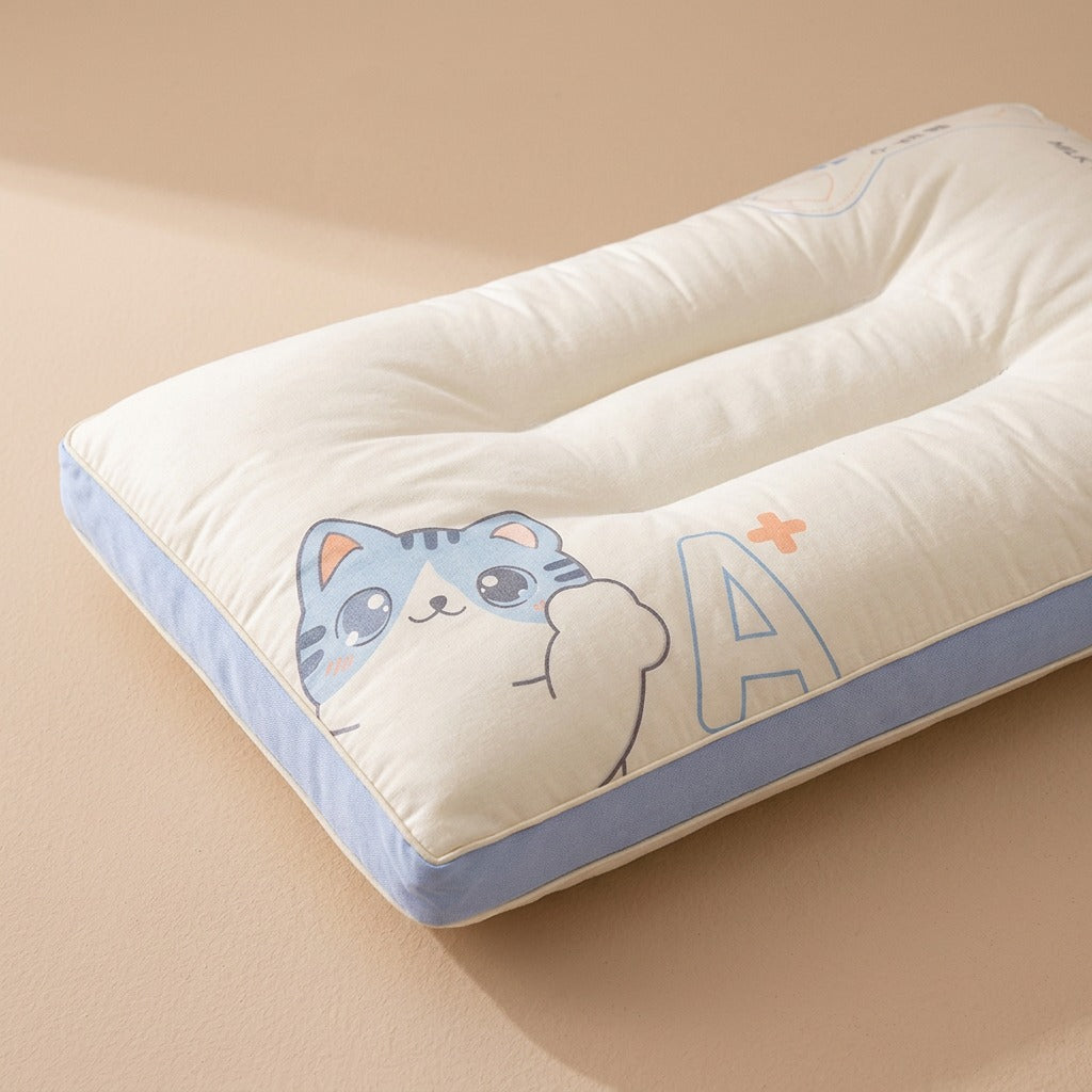 Cottonkid™ Cotton Neck Pillow for Kids, material and detail close-up