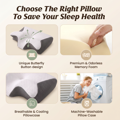 Amity pillow design, foam and cover details