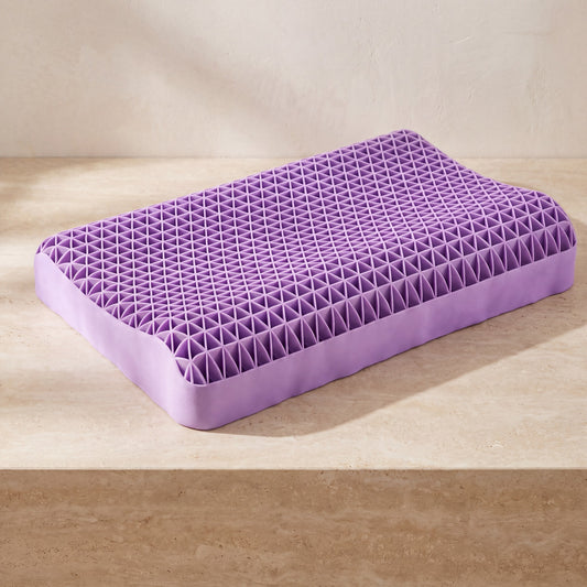 Grid Honeycomb Gel Support Pillow: hero