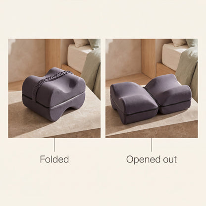 Legcradle Memory Foam Leg Pillow: two ways