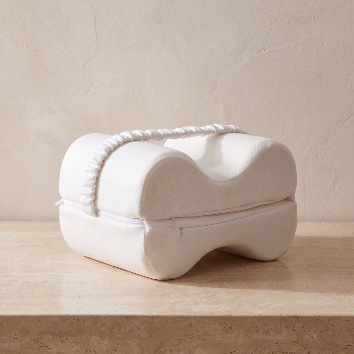 Legcradle Memory Foam Leg Pillow: a white