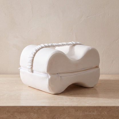 Legcradle Memory Foam Leg Pillow: a white