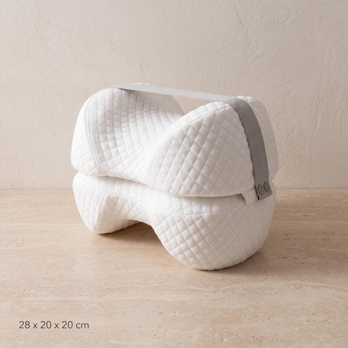 Legcradle Memory Foam Leg Pillow: b whitequilt