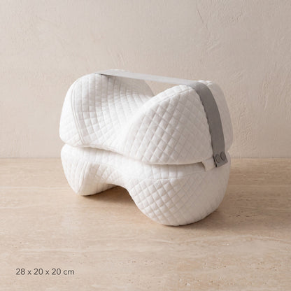 Legcradle Memory Foam Leg Pillow: b whitequilt