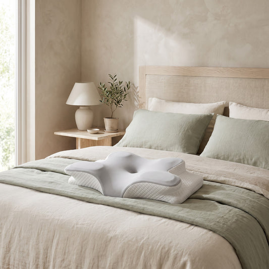 Nestform Cervical Memory Foam Pillow: card