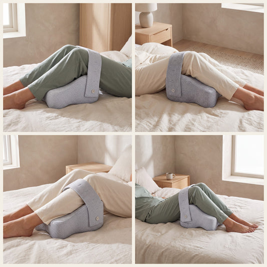 Sidewell Knee Support Pillow: in use