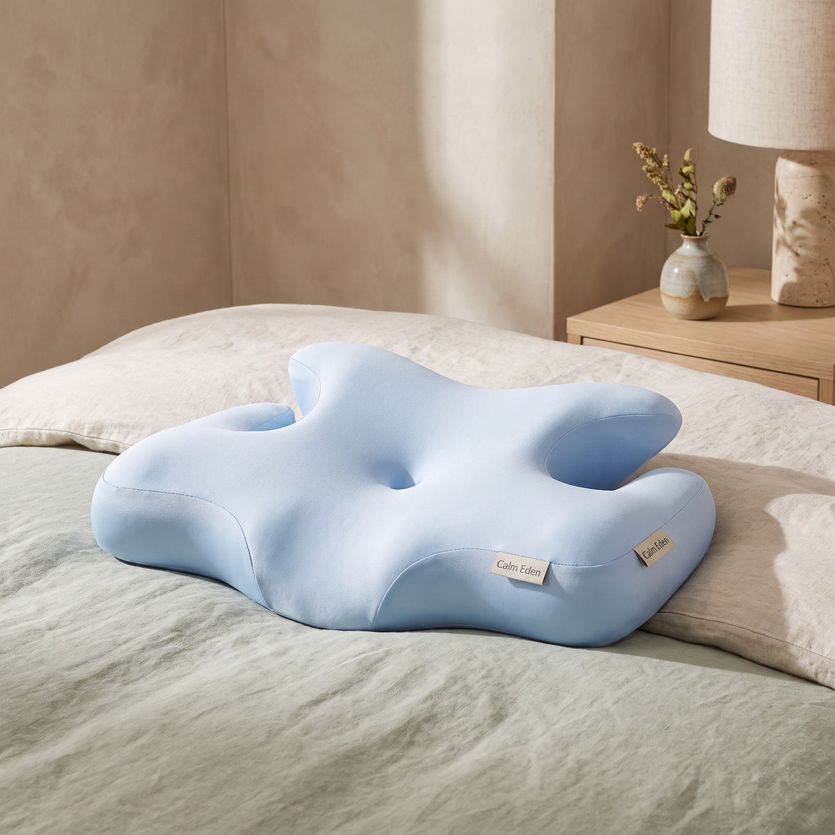 Wingneck Winged Neck Support Pillow: card