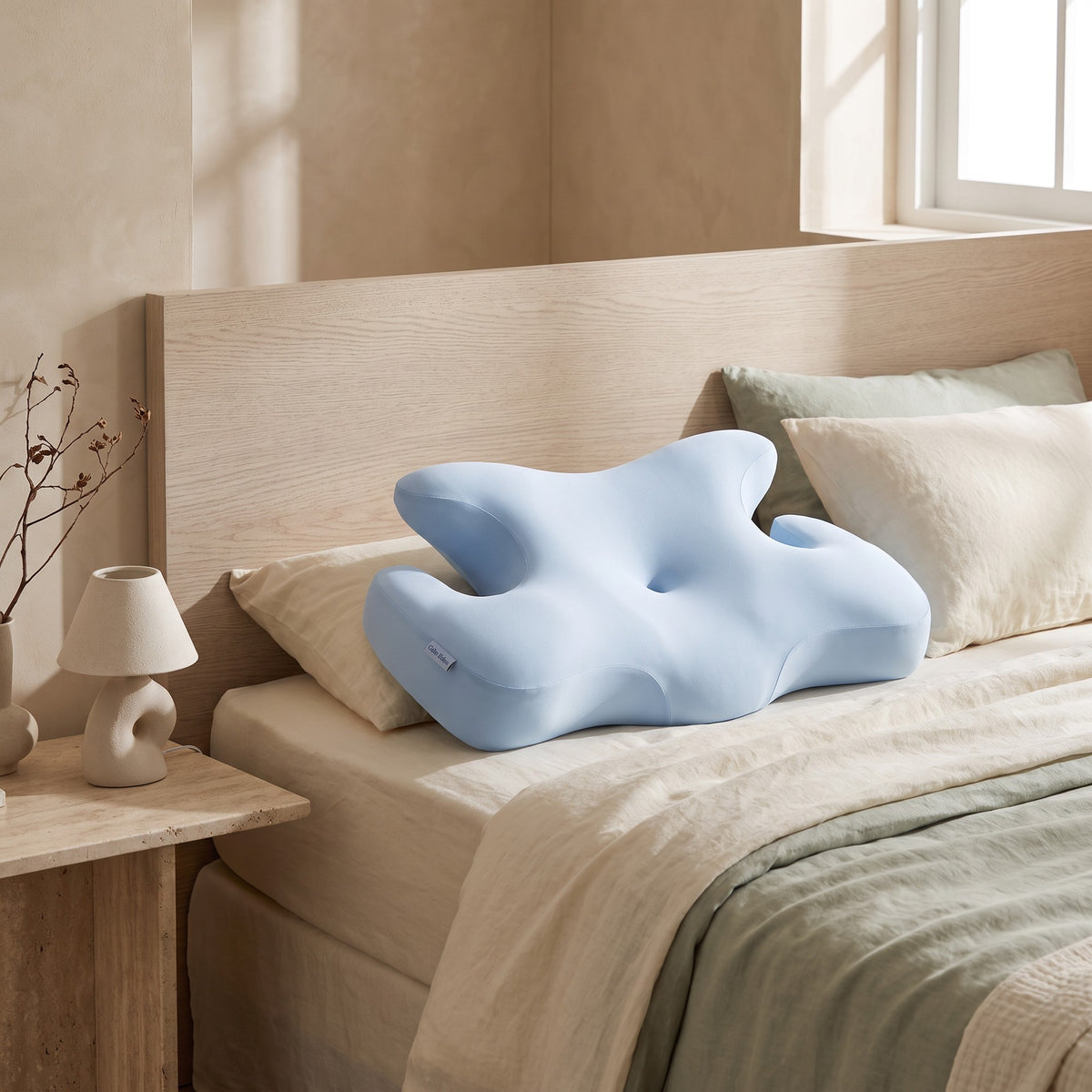 Wingneck Winged Neck Support Pillow: card