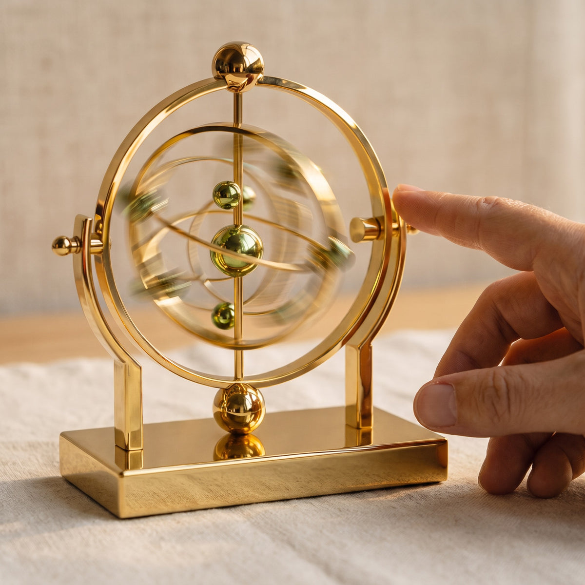 Zephyr Kinetic Art Sculpture: in use