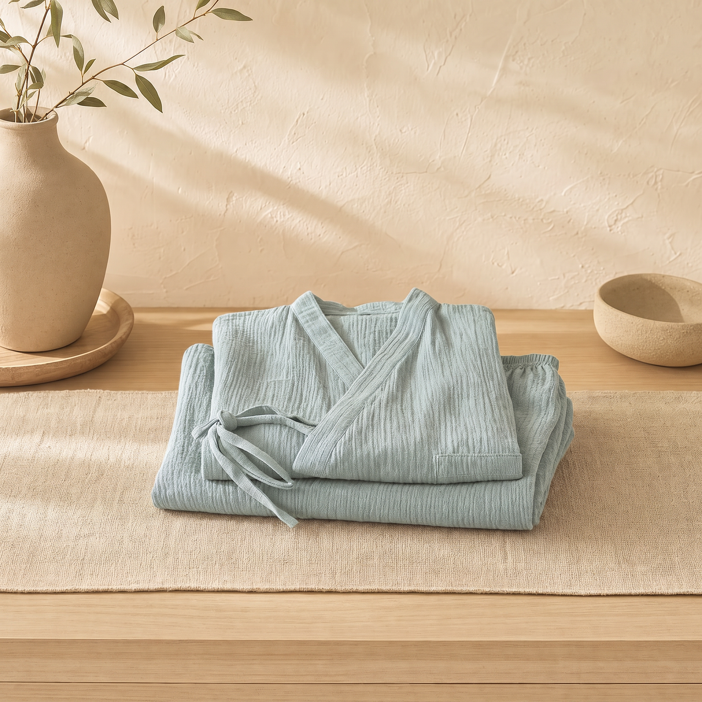 Kumo™ Kimono Cotton Pajama Set