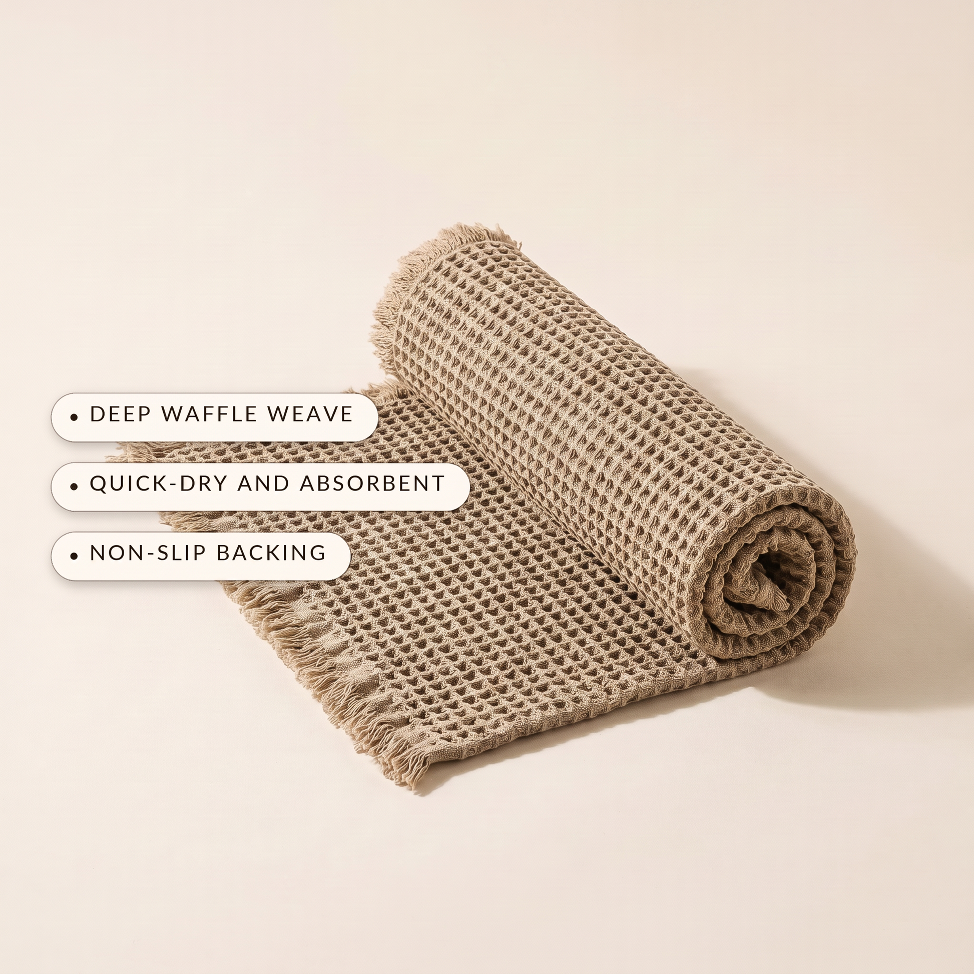 Woven™ Waffle Weave Bath Mat