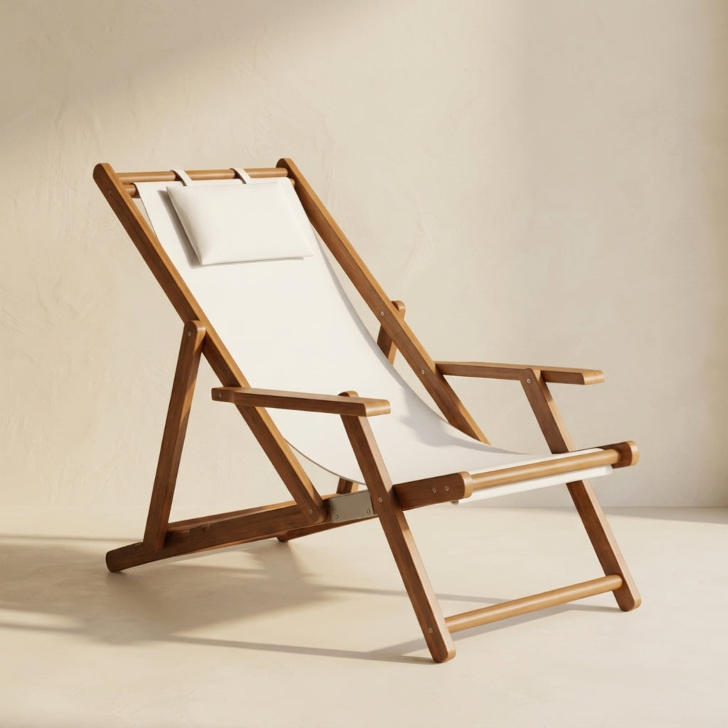 Siesta™ Folding Bamboo Lounge Chair