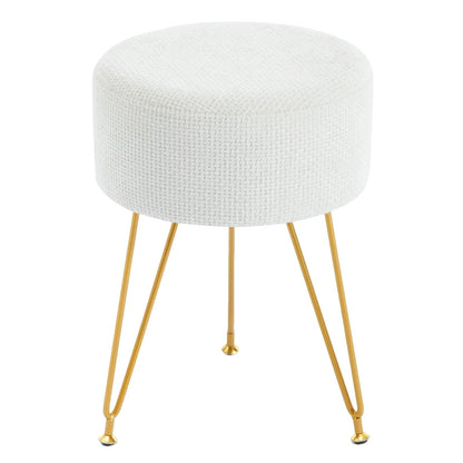 Spool™ Round Upholstered Vanity Stool