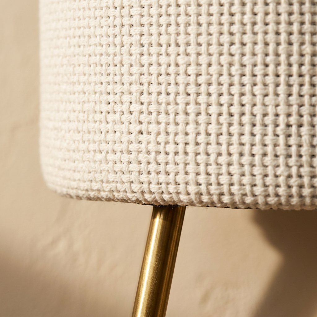 Spool™ Round Upholstered Vanity Stool