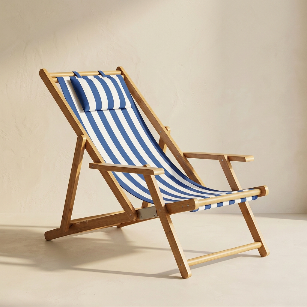 Siesta™ Folding Bamboo Lounge Chair