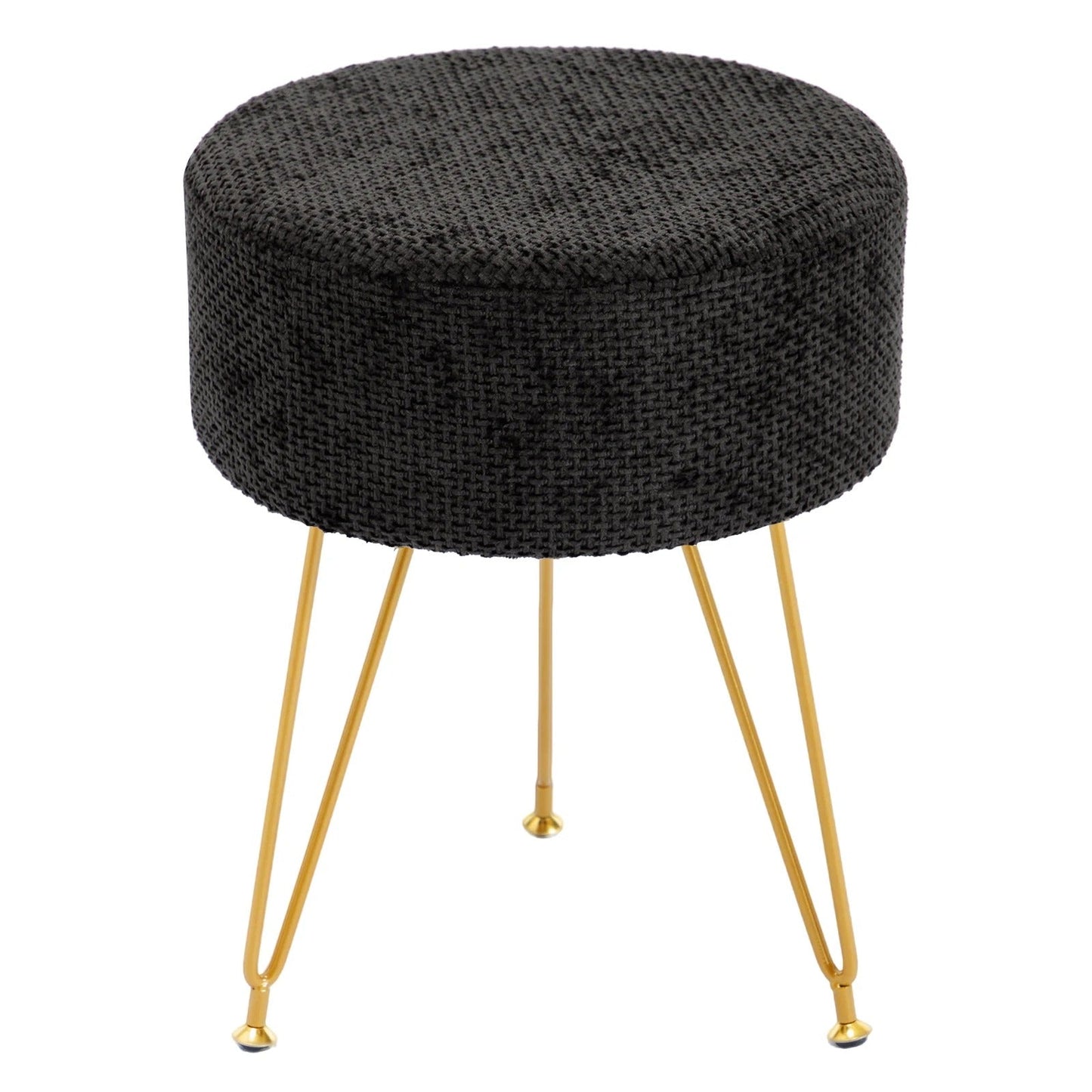 Spool™ Round Upholstered Vanity Stool