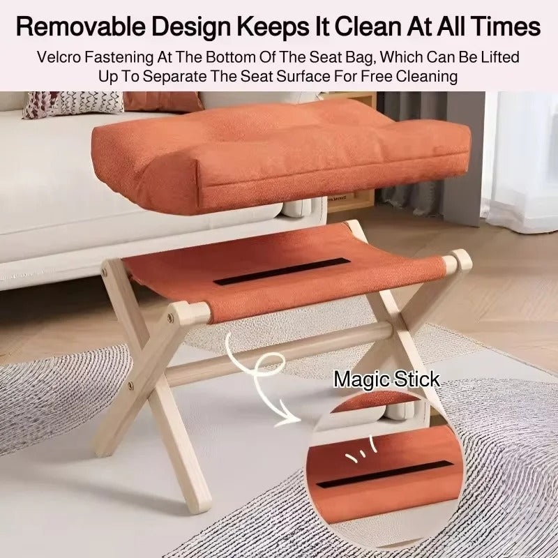 Threshold™ Folding Wooden Stool