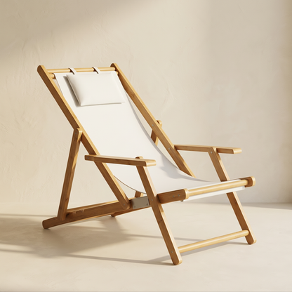 Siesta™ Folding Bamboo Lounge Chair